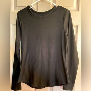 Ribbed Long Sleeve Juniors Tee